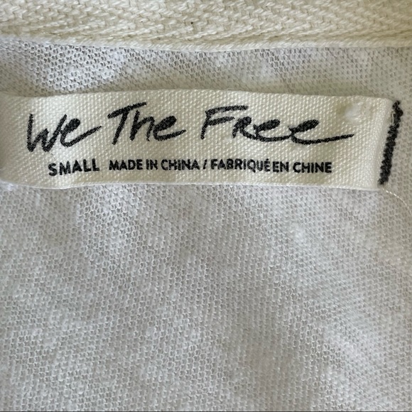 Free People We The Free - linen/cotton T - Picture 5 of 9